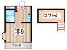 クリ－ンハイツ 1Rの間取り