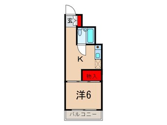 間取図 エージェックス中村橋(302)