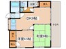 相原貸家NO.1 2DKの間取り
