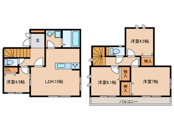 間取図 Kolet府中四谷#04