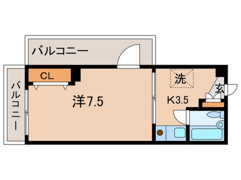 間取図 ウッドビレッジ旗の台