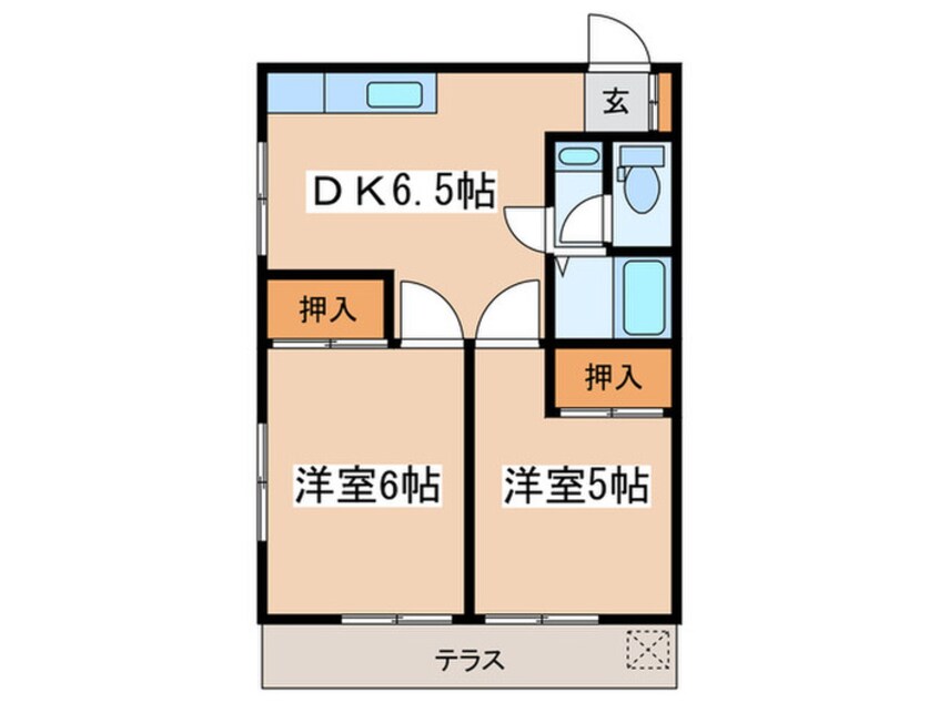 間取図 第３一寸木ハイツ