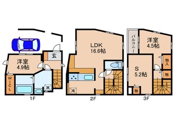 間取図 Kolet要町#08