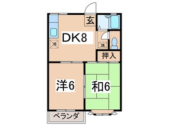 間取図 グリ－ンハウス　キムラ