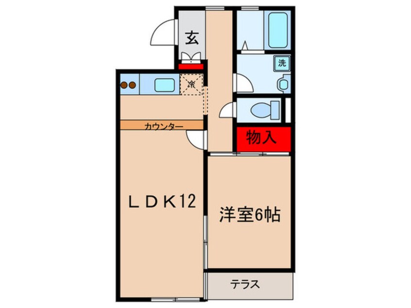 間取図 ピエタテ－ル富士見