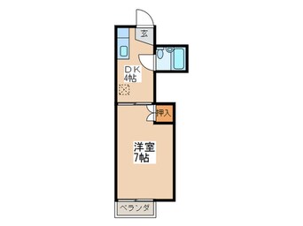 間取図 川島コ－ポ