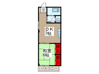 間取図 東領マンション