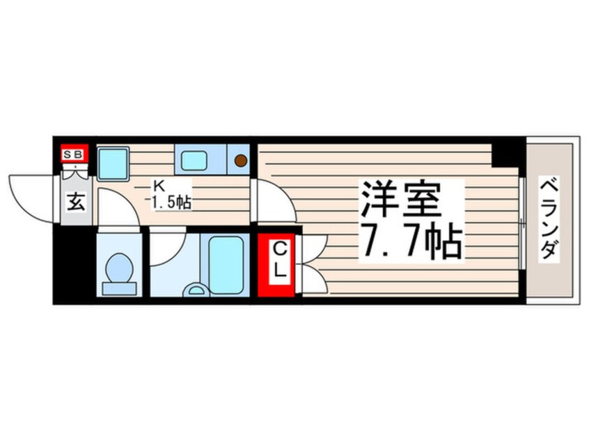 間取図 スプリングライト