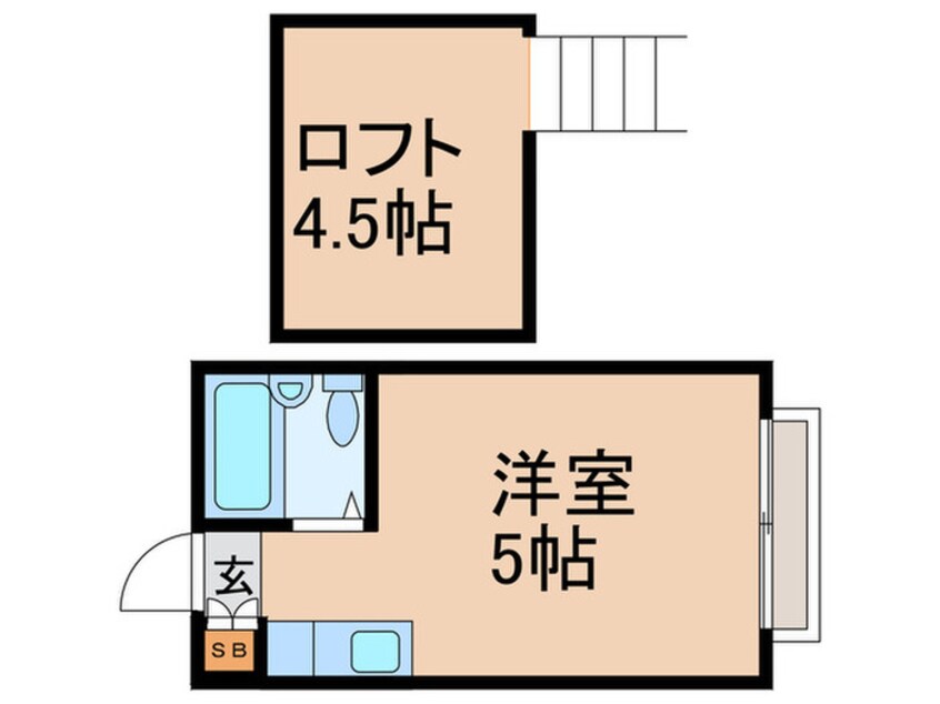 間取図 イ－スト　ア-ヴェニュー