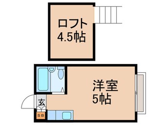 間取図 イ－スト　ア-ヴェニュー