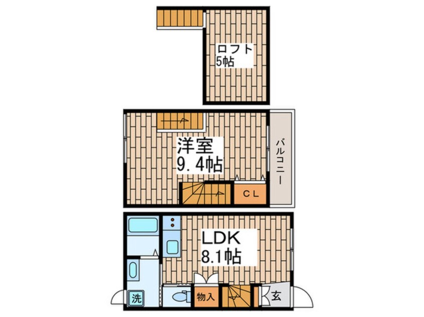 間取図 ウェルステン山王