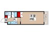 MANOIR　DU　SOLEILO 1Rの間取り