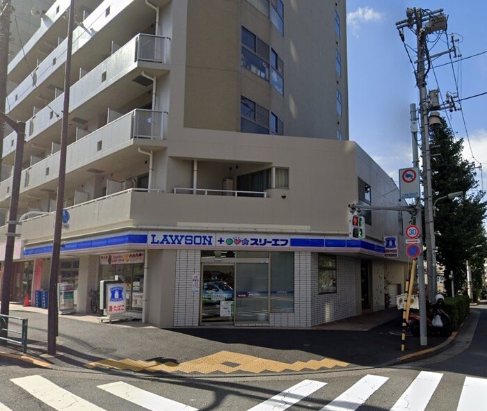 ローソンLTF　荏原一丁目店(コンビニ)まで154m 五反田ﾀﾞｲﾔﾓﾝﾄﾞﾏﾝｼｮﾝ（808）