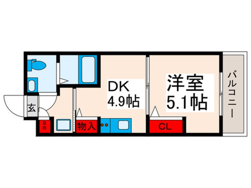 間取図 GRANPASEO舎人