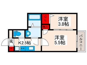 間取図 GRANPASEO舎人