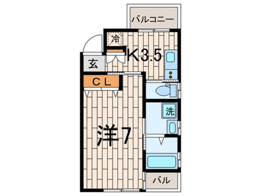 間取図 月村マンションＮＯ・２０
