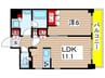 ﾊﾟｰｸｱｸｼｽ菊川ｽﾃｰｼｮﾝｹﾞｰﾄ 1LDKの間取り