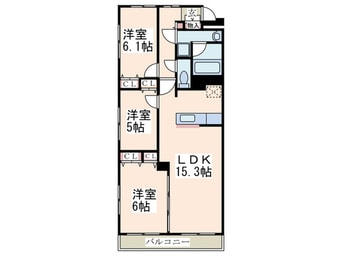 間取図 プライム藤が丘