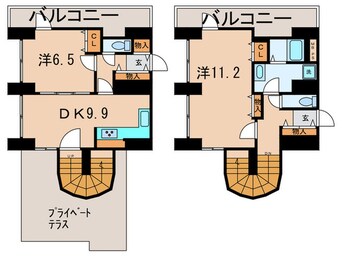 間取図 東雲ｷｬﾅﾙｺ-ﾄCODAN１４号棟