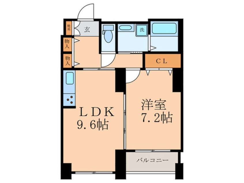 間取図 東雲ｷｬﾅﾙｺ-ﾄCODAN１４号棟