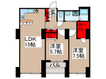 間取図 東雲ｷｬﾅﾙｺ-ﾄCODAN１４号棟