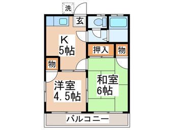 間取図 第２富士見ハイツ