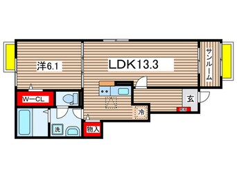 間取図 ル・シエル　ブルー