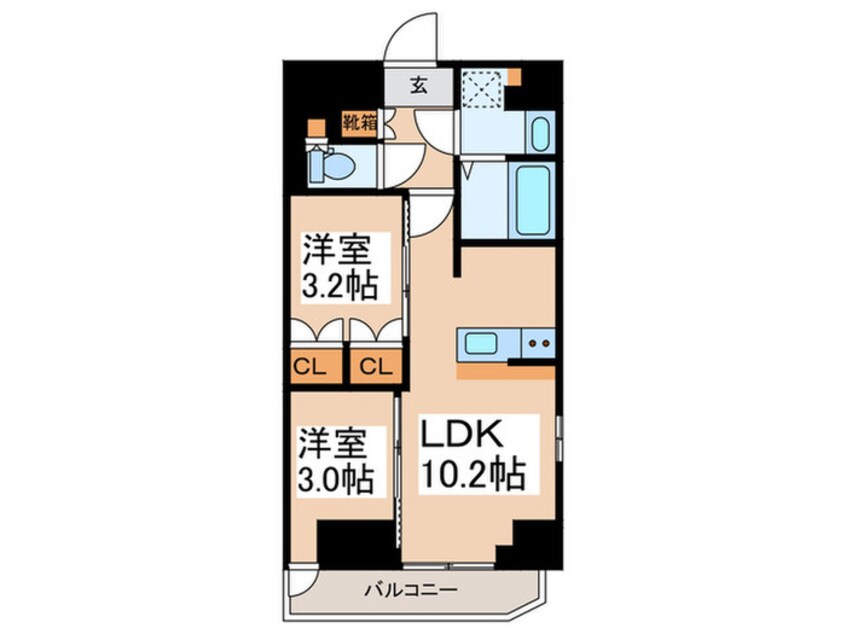 間取図 プライムブリス浅草蔵前