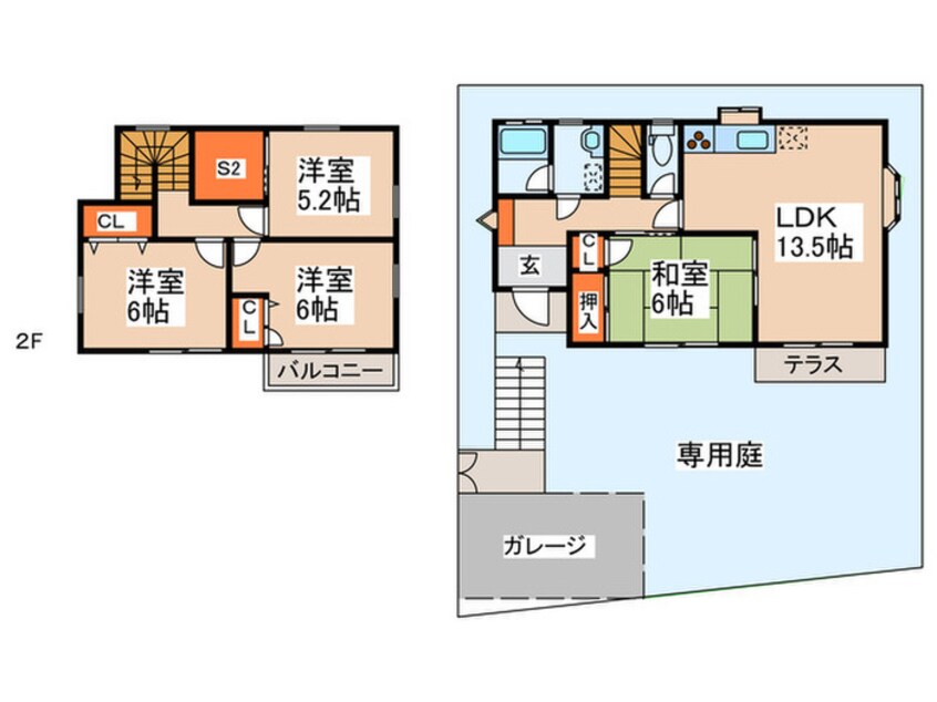 間取図 白井戸建Ａ棟