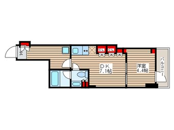 間取図 パークアクシス押上サウス