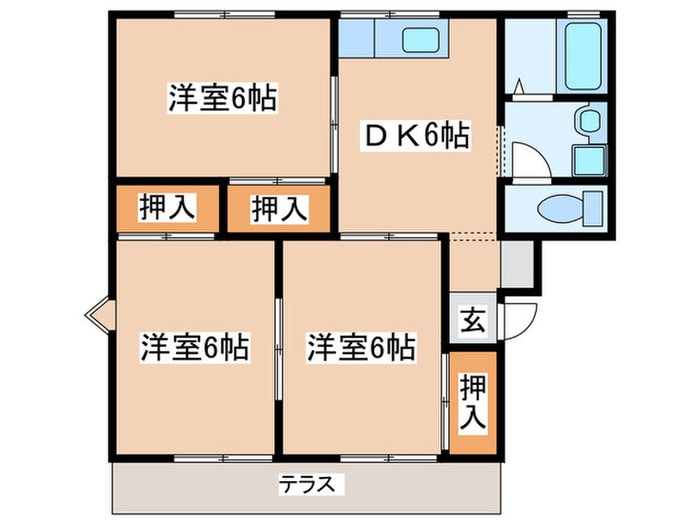 間取り図 シャトル吉野