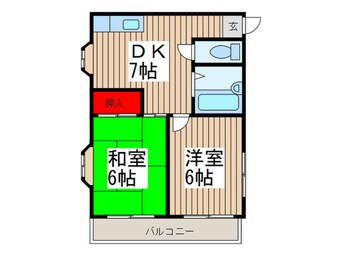 間取図 ドミトリー美重