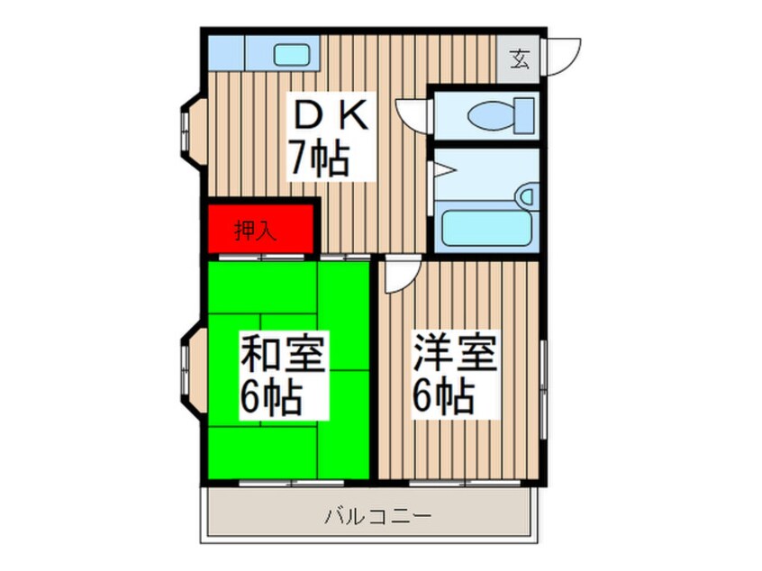 間取図 ドミトリー美重