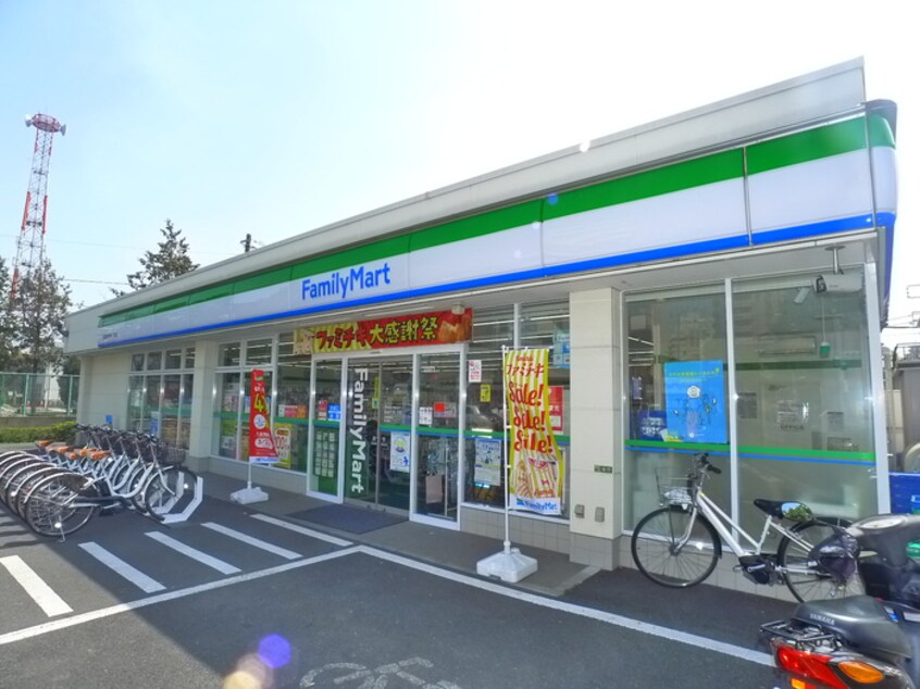 ファミリーマート足立西竹の塚井一丁目店店(コンビニ)まで133m サニ－ハイツ