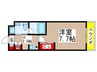 プライムレジデンス市川 1Kの間取り
