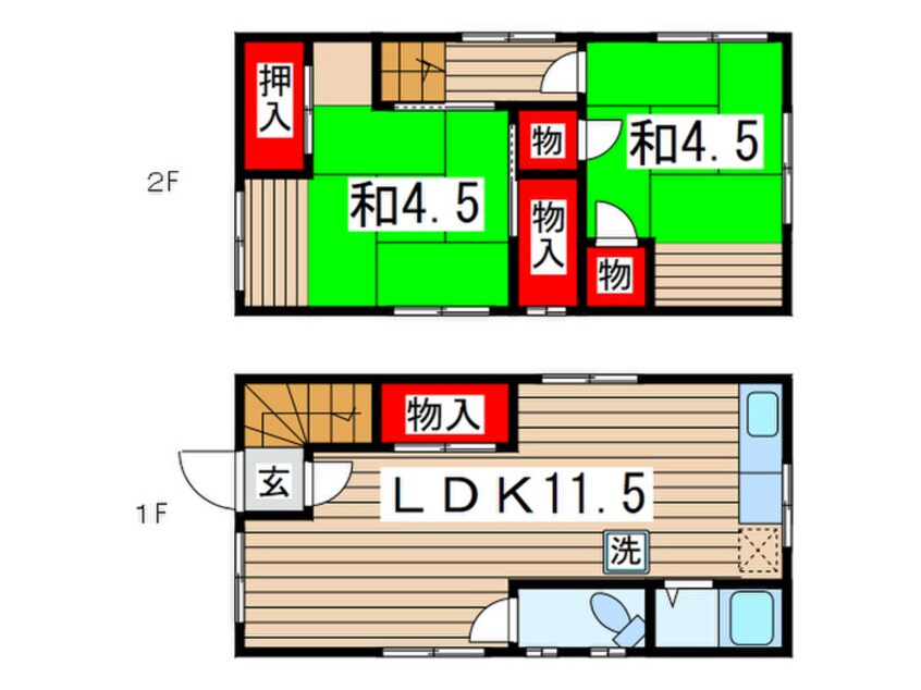 間取図 秋本荘