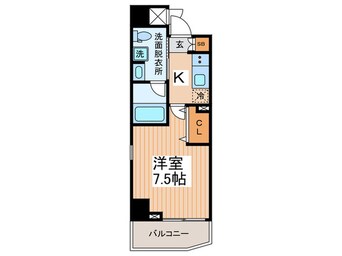 間取図 ｽﾃｰｼﾞﾌｧｰｽﾄ浅草橋Ⅲ（501）