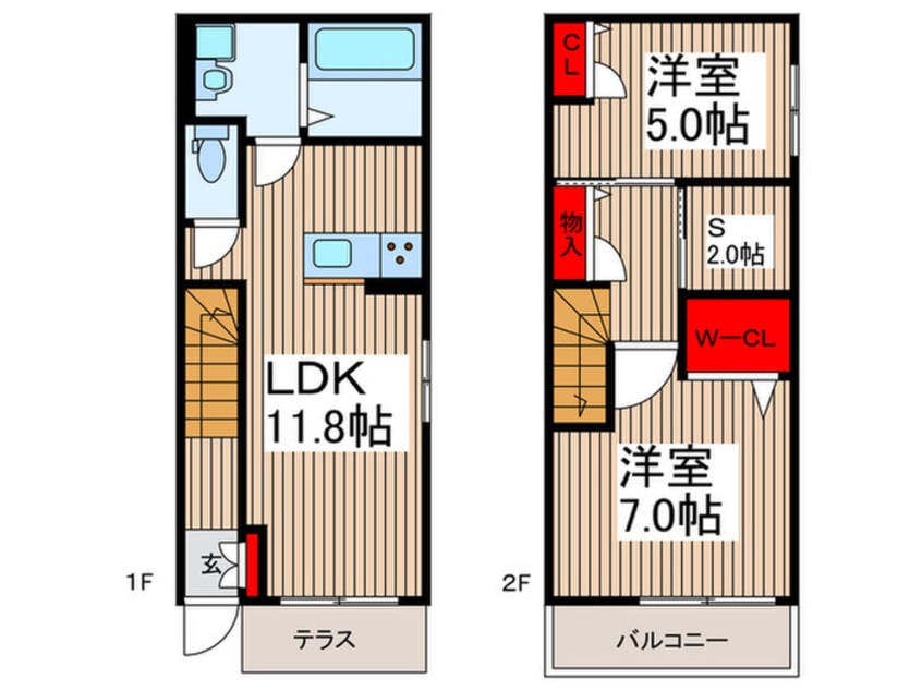 間取図 ＡＬＢＡ神明