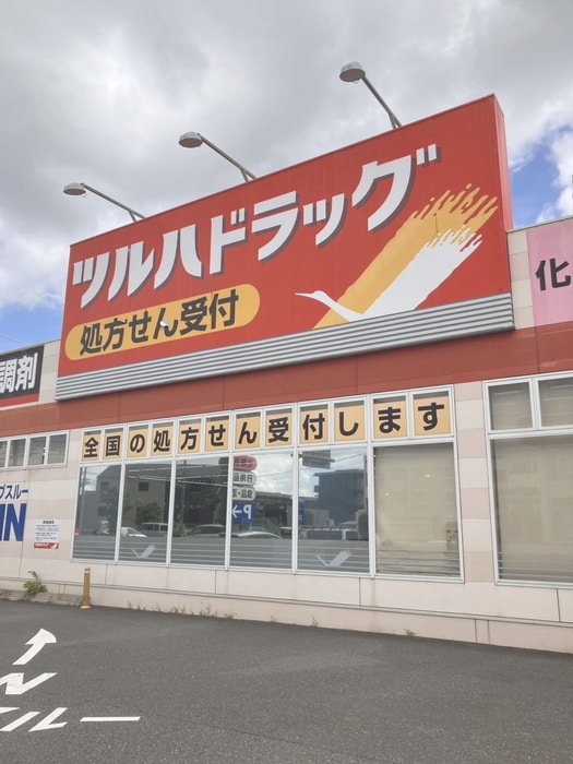 ツルハドラッグ草加5丁目店(ドラッグストア)まで400m ＡＬＢＡ神明