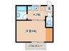 シﾞュネスｕ 1Kの間取り