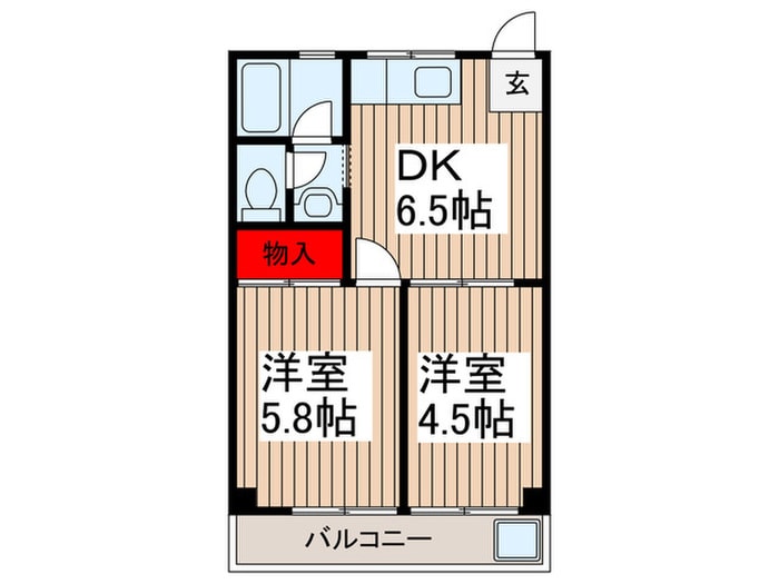 間取り図 サイクルハイツⅠ