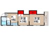 第二永島ビル 2Kの間取り