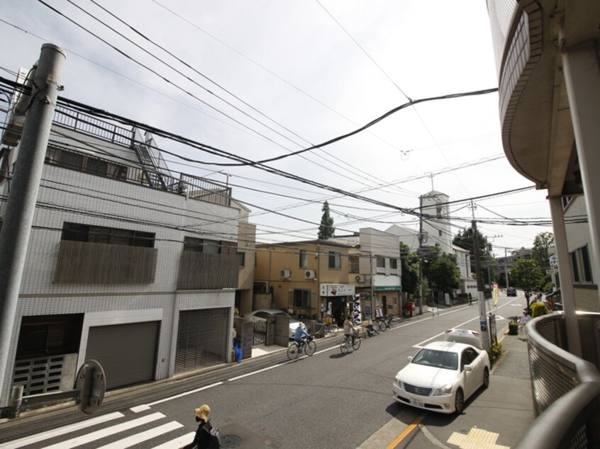 室内からの展望 ヤマハハイツ２Ｆ