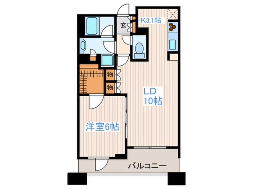 間取図 パ－クアクシス幡ヶ谷