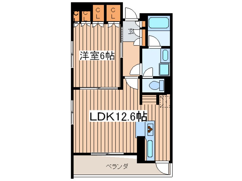 間取図 パ－クアクシス幡ヶ谷