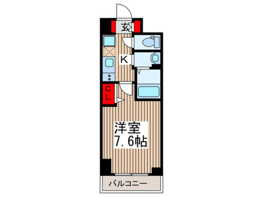 間取図 Ｎ－Ｓｔａｇｅ鳩ヶ谷