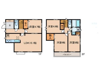 間取図 Kolet府中四谷#07