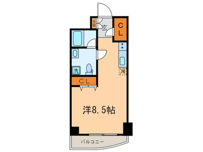 間取図 シンシア千駄木（１１０６）