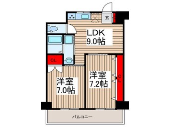 間取図 コ－ワハイツ