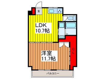 間取図 コ－ワハイツ